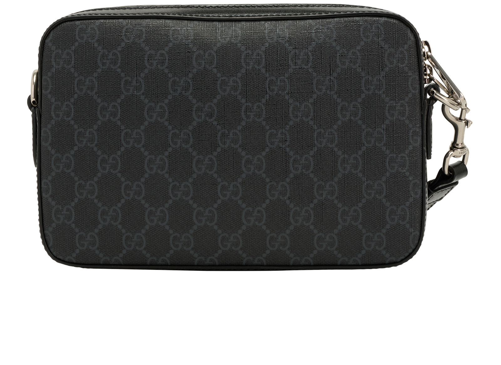 GG Supreme Crossbody, &pound;650, Handbags, Black, Canvas, Back view